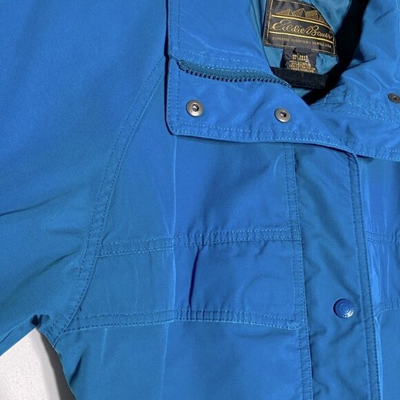Vintage Eddie Bauer turquoise blue utility style jacket S - Picture 10 of 16